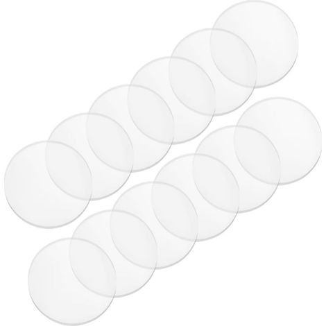 Entretoises transparentes COLLBATH pour tables en verre, lot de 12,