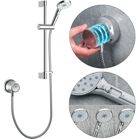 Mira Minimal 2.0 Thermostatic Mixer Shower Chrome Exposed Infinite Head RP Agile (1/5)