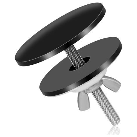 Couvercle Trou Robinet, 5cm Noir Acier Inoxydable Couvercle Trou Robinet Évier Cache Trou pour Évier Étanche Couvercle Évier Cuisine Noir pour Bouchon de Trou de Robinet d'Évier (1/5)