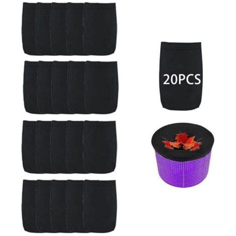 20-teiliges Set Skimmersocken für Schwimmbecken, Poolfilter, Oberflächenvorfilter zur Reinigung und Zubehör (1/5)