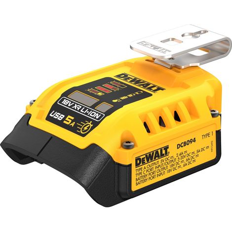 Tragbares Ladegerät DEWALT XR 18V/54V - DCB094K-QW (1/5)