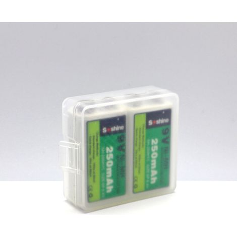 Soshine SBC-018 Batteriebox 2x 9 V Block (L x B x H) 54 x 52 x 19 mm