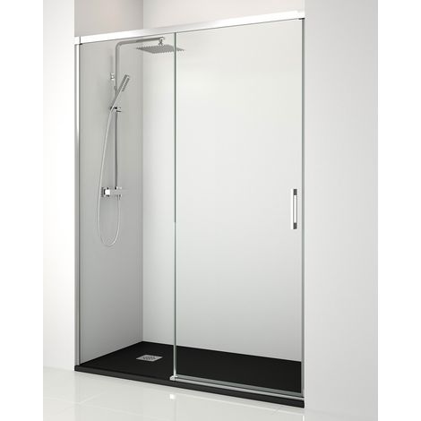 BATHME NIXON Mampara Frontal Ducha Fijo+Corredera Cromo - Medida: 114-119 cms - ref: YA11120000 (1/5)