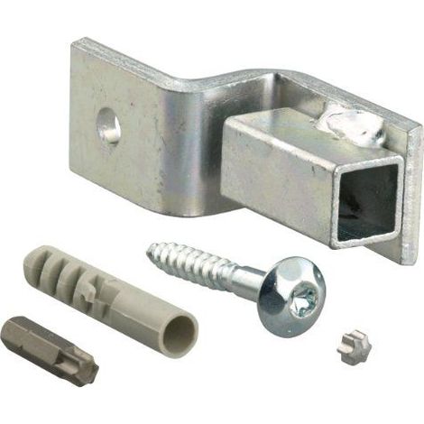 Alberts 554378 Kit de fixation pour grille de fenetre sur le mur exterieur Accessoires de montage pour grille de fenetre galvanise, en bleu kit de 4