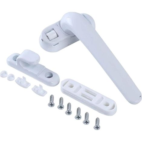 Lot de 2 poignées de fenêtre en PVC en alliage (1/5)