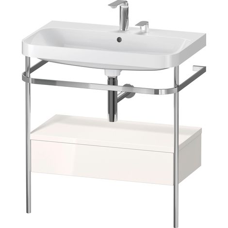 Duravit Happy D.2 Plus c-shaped Set avec console métallique et
