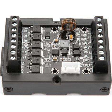 FX1N-14MT SPS-Industrie-Steuergerät, programmierbares Relais-Verzögerungsmodul mit Gehäuse, tausende Funktionen, 10–28 V DC – Crezuo