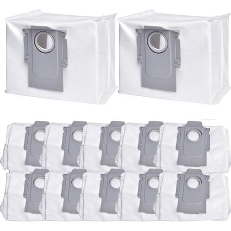 12 bolsas para aspiradora, compatibles con las aspiradoras Roborock Q5+ y Q5 Pro+, Q7+ y Q7 Max+, S7 MaxV Ultra, S7 Pro Ultra, Q8+ Max, S8+ y S8 Pro Ultra. (1/4)