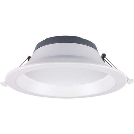 Spot LED Encastrable Faible éblouissement D150 15/20W 120lm/W CCT IP44 Rond Blanc Avec Transfo - 90 deg - Switch 3000-4000-5700K (1/5)
