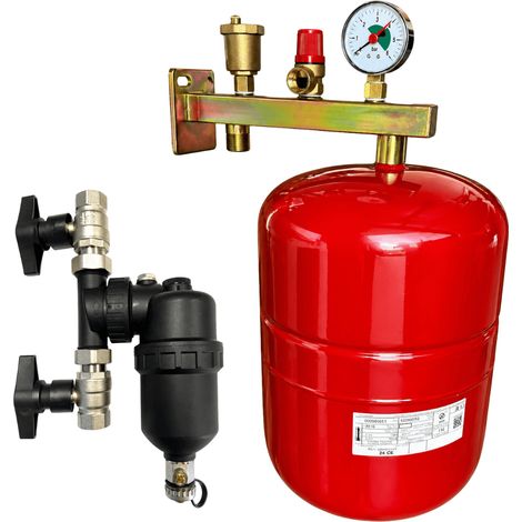 Pack support potence équipée + vase d'expansion chauffage 24 litres Fluidheat + Filtre magnétique Fluidheat