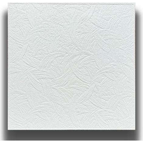 10 o 20mq (40 oppure 80 pezzi) di pannello decorativo a soffitto in polistirene compatto 50x50cm (spess. 1cm) PALERMO-Pacco da 10 metri quadrati