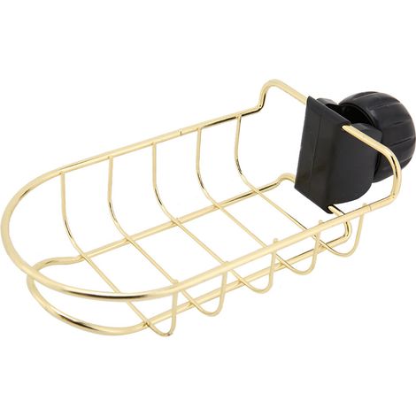 Égouttoir à robinet, égouttoir à linge de piscine, cadre en fer forgé doré, égouttoir à lingettes (1/5)