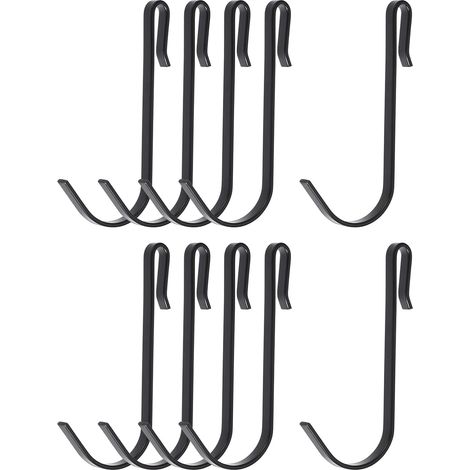 20 pièces Edelstahl J-förmige Haken, Clip-Haken Küche, Schlafzimmer, Büro, (1/5)