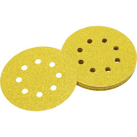 Dewalt – Disque à lamelles pour meuleuse – Grain 180 – Ø 125mm – Lot de 10 – Pour bois dur et teck – Coupe nette sans éclat