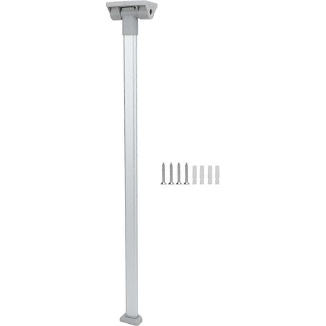 Pieds de table pliables de 700 mm en alliage d'aluminium, adaptés aux camping-cars, caravanes, cuisines et salles à manger. (1/5)