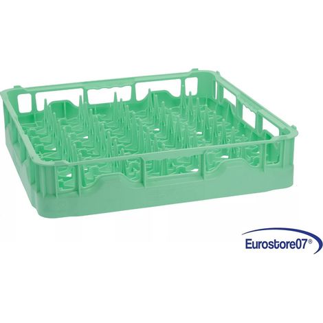 Lavastoviglie lavabicchieri cesto in plastica per piatti 500x500x110 mm