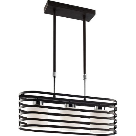 Lampara Cell/2 Wengue Eliptica 3 Luces E27 Max 40W
