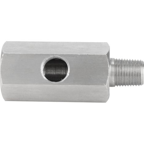 Raccord en T pour capteur de pression d'huile 1/8" BSPT vers adaptateur NPT, joint pour ligne d'alimentation turbo et jauge (1/5)