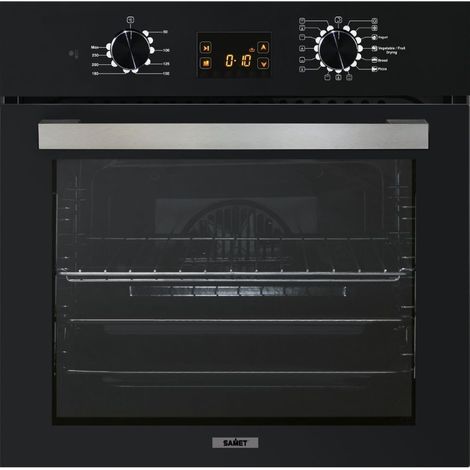 Horno eléctrico empotrable multifunción Samet negro - Apollo (1/2)