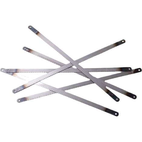 Sägeblatt, Metallsägeblatt, Metallsägeblatt, für Holzbearbeitung, Kohlenstoffstahl, Metallsägeständer usw. 10 Stück
