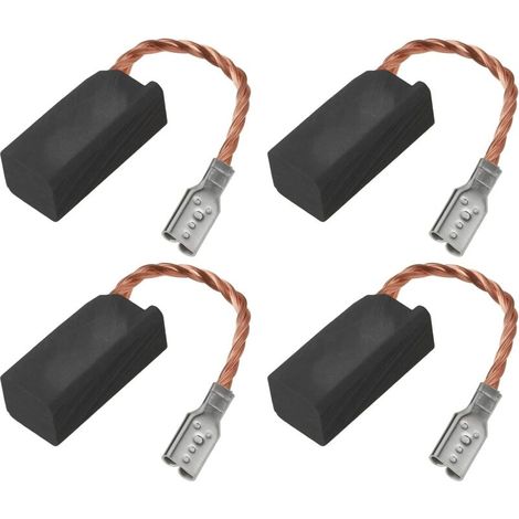 Set di 2 paia di spazzole di carbone per smerigliatrici angolari, 15 x 7 x 6,3 mm, compatibili con Flex LE1503VR, LBR1506VR, L1506VR e L1501VR.