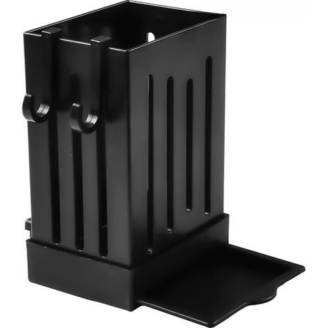 Generic Silver ABS Plastic Wall-Mounted Cutlery Drainer with Drip Tray, Perfect for Utensils, Silverware, Brushes and Sponges (1/5)