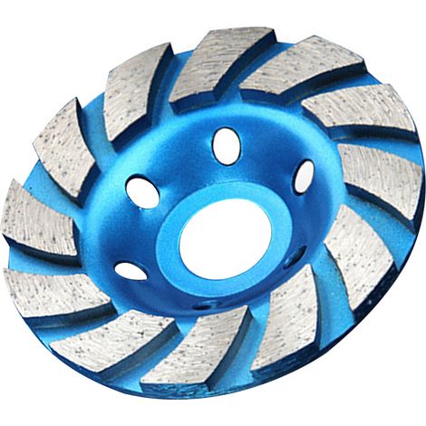 Disque de meulage diamanté 100 mm pour le polissage de la pierre et du béton (bleu) (1/5)