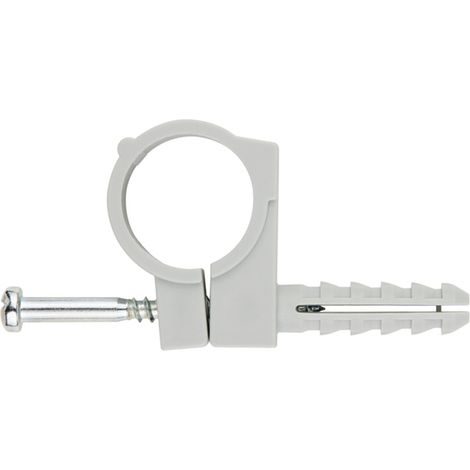 AB-MS Fascetta multitubo + tassello. Semplice 10 ( 100 pz.)