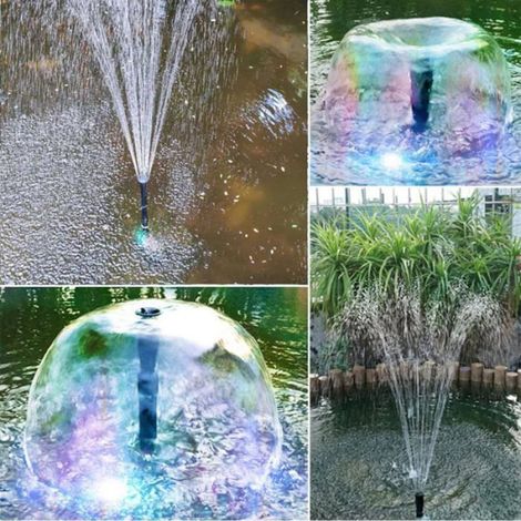 Pompe Bassin 2000L/H 25W 220V, Submersible Fontaine Filtre LED, Écologique Silencieuse Jardin (1/5)