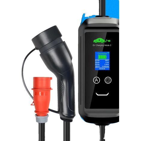 Tragbares EV-Ladegerät, einstellbarer Strom, Tuya-App-Integration, APP-11KW-5M, Typ2 (1/5)