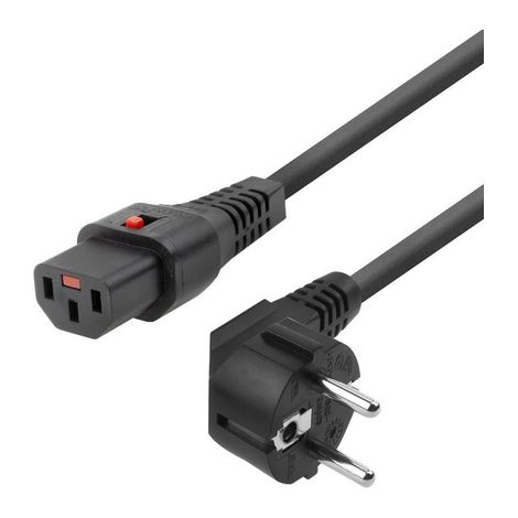 Câble d'alimentation MicroConnect MC-SCHC13-1 Schuko-C13 de 1 m (1/2)