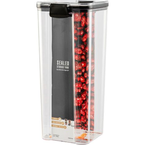 4 Boîtes de conservation hermétiques, sans BPA, design modulaire, pour sucre roux, cuisine (1/5)