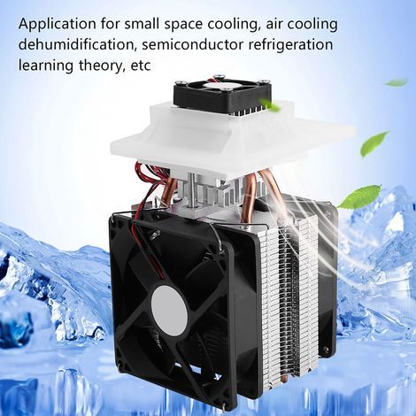 Système de réfrigération à semi-conducteurs 12 V, thermoélectrique Peltier, de refroidissement et de déshumidification de l'air
