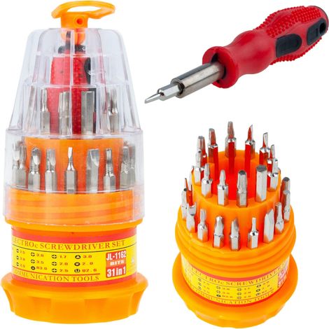 Tournevis multifonction BT14, tournevis de précision 31 en 1, embouts Torx, hexagonaux et cruciformes (1/5)