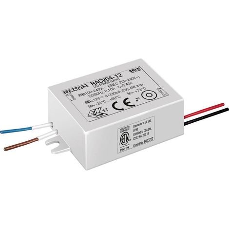RECOM Driver per LED 4 W 0 - 330 mA 12 V/DC 1 pz.