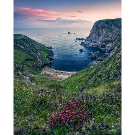 Papier peint panoramique maritim,naturel La Baie Bleue (1/4)