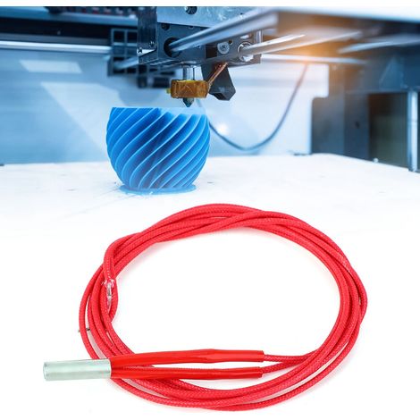 Packung mit 5 einseitig gespeisten elektrischen Heizröhren für 3D-Drucker, Ersatzteile 6x20mm (12V 40W) (1/5)