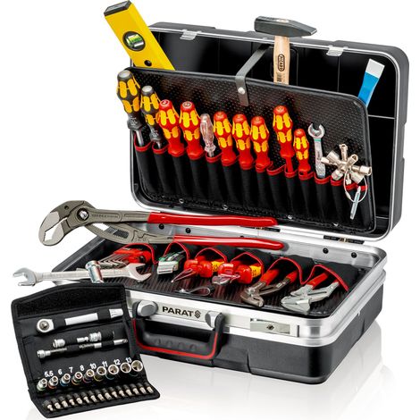 KNIPEX 00 21 21 HK S Valigia portautensili "Vision27" Sanitari 52 pezzi 200 mm