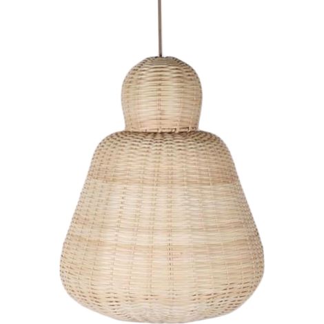 Lampara Techo Ratan 43X43X56
