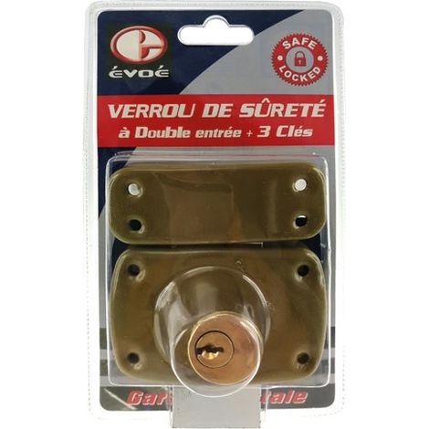 EVOE Verrou sureté double entrée