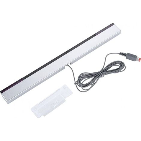 Barra sensore per Wii, barra sensore a infrarossi cablata di ricambio, barra sensore di movimento a infrarossi portatile professionale compatibile con Wii e console. (1/5)