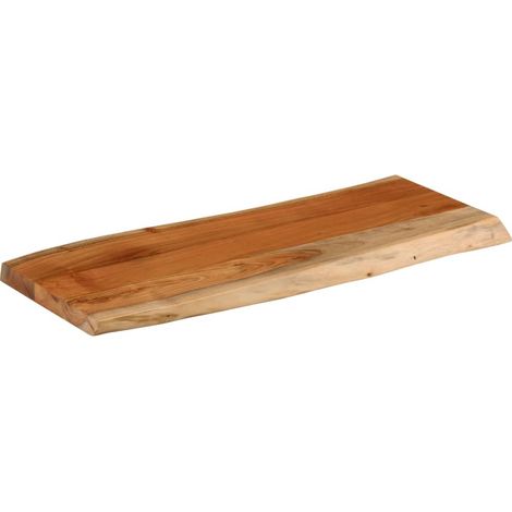 Dessus de table  Dessus de bureau  Plateau de table 90x40x3,8 cm rectangulaire bois massif acacia