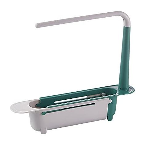 MINKUROW Rastrelliera Per Lavello Organizzatore Per Lavello Regolabile Cestello Per Lavello Supporto Per Lavello Lavello Portaoggetti Per Lavello Telescopico Appendiabiti Per Piatti Per La Cucina Di C (1/5)