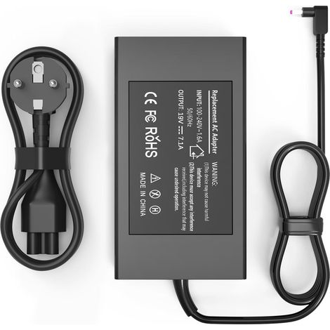 Câble de charge 135 W pour ordinateur portable Acer Nitro 5 7 V15 V16 V17 V14 VX15 AN515 AN715 AN517 AN515-55 AN515-56 AN515-51 AN515-41 AN515-53 AN515-515 - 52 AN. 515-54 AN517-51 AN517-43 AN715-52 (1/5)