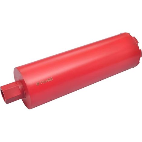 Foret diamanté pour perçage à sec et à l'eau 110x400 mm
