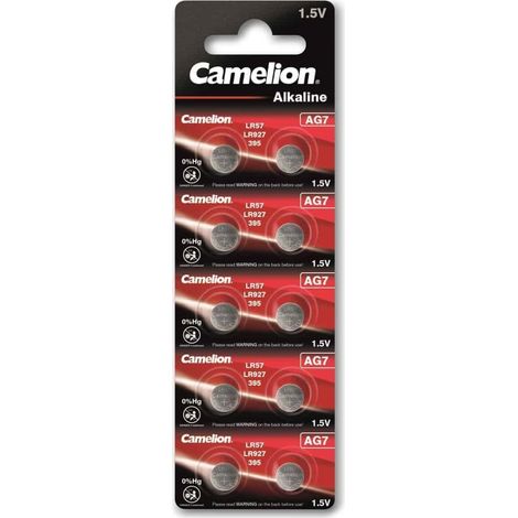 CAMELION Knopfzelle AG7, 10 St.