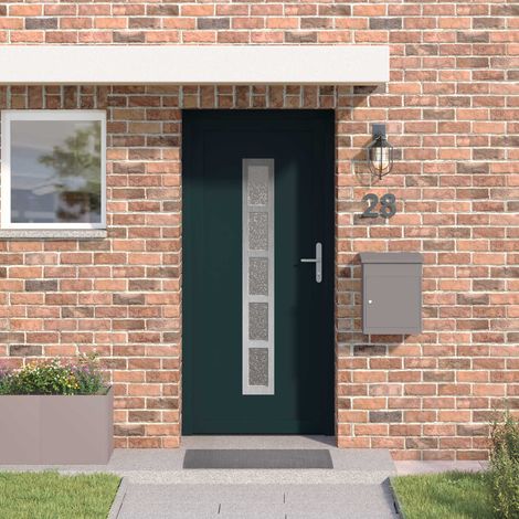 Porte Frontale Anthracite 88 x 200 cm PVC (1/5)