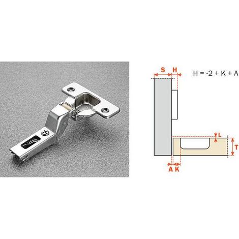 50 x SALICE CERNIERA C2ABP99 F35 COLLO ALTO 17 STANDARD
