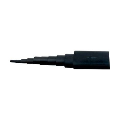 Tubo termorestringente 3m HDT AN nero 36 mm 1000 mm