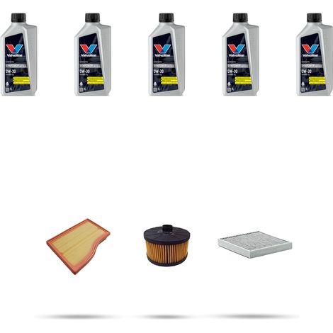 Kit tagliando 3 FILTRI e 5L OLIO compatibile con Mercedes Classe GLB (X247) 180 100KW Dal 2020 (1/5)